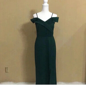 Alexa B Nites Size 4 Dress Formal Semi Formal Green Emerald